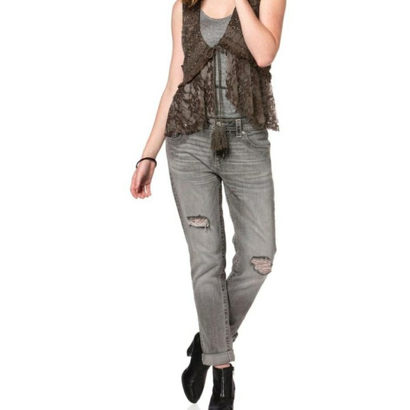 Miss Me Denim - Miss Me Boyfriend Ankle Jeans